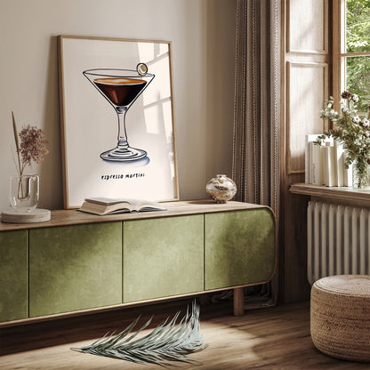 Espresso Martini Drink Poster