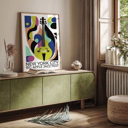 New York City Big Apple Jazz Fest Art Print