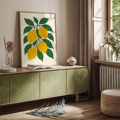 Sicilian Fruit - Lemon Art Print