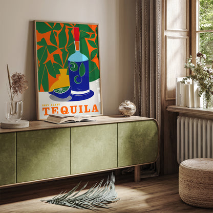 Retro Tequila Advertising Poster