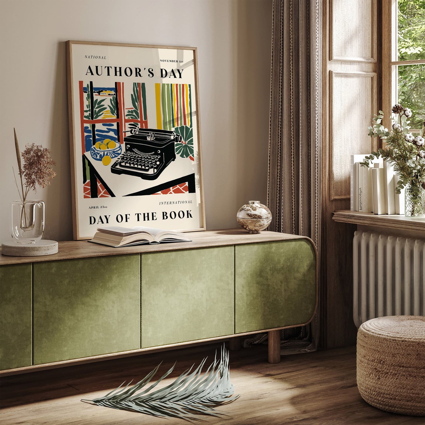 Authors Day Poster - Literary Wall Art
