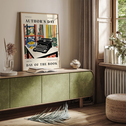 Authors Day Poster - Literary Wall Art