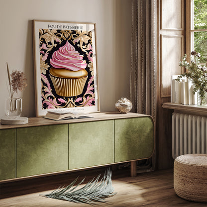 Delightful Dessert Display Print: Bakery Wall Decor