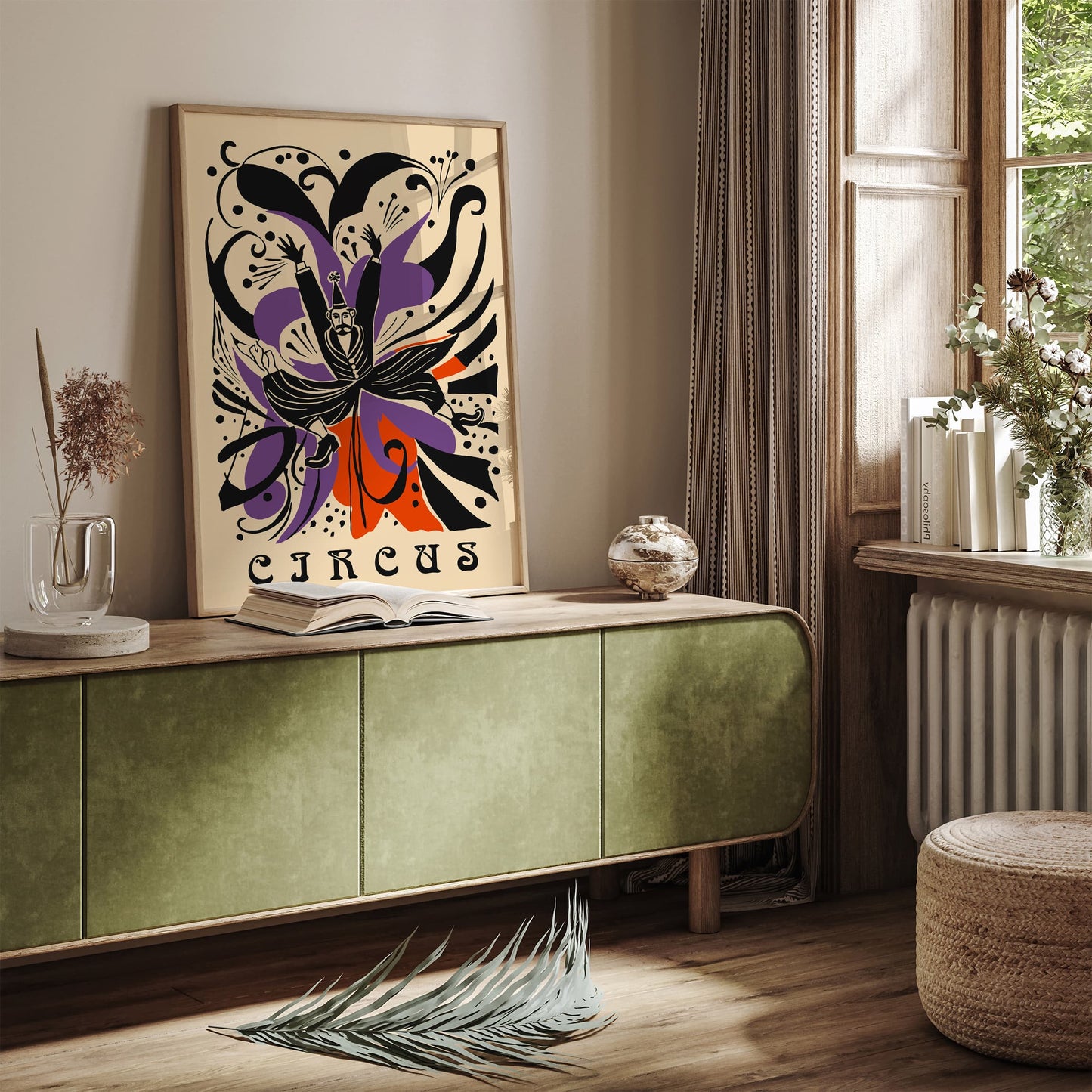 Retro Circus Funny Art Print