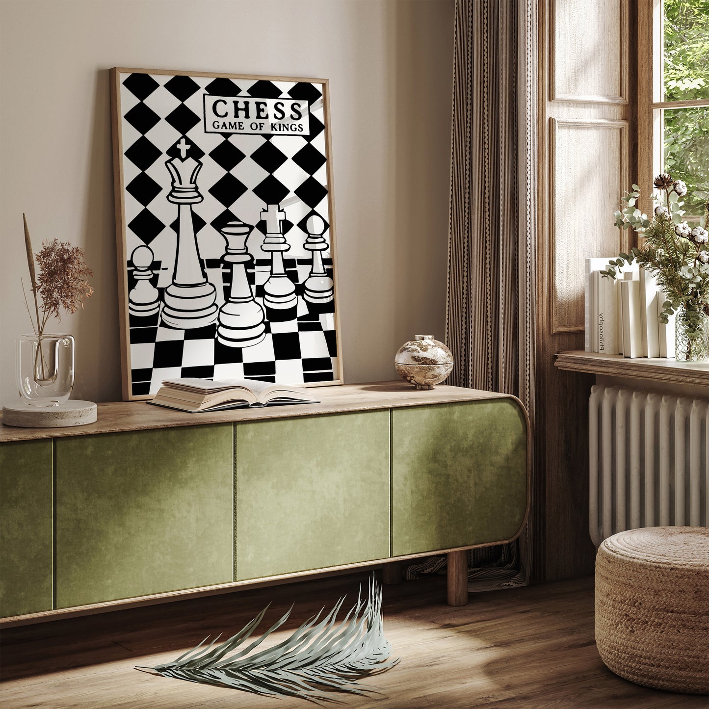 Chess - Game of Kings - Retro Poster