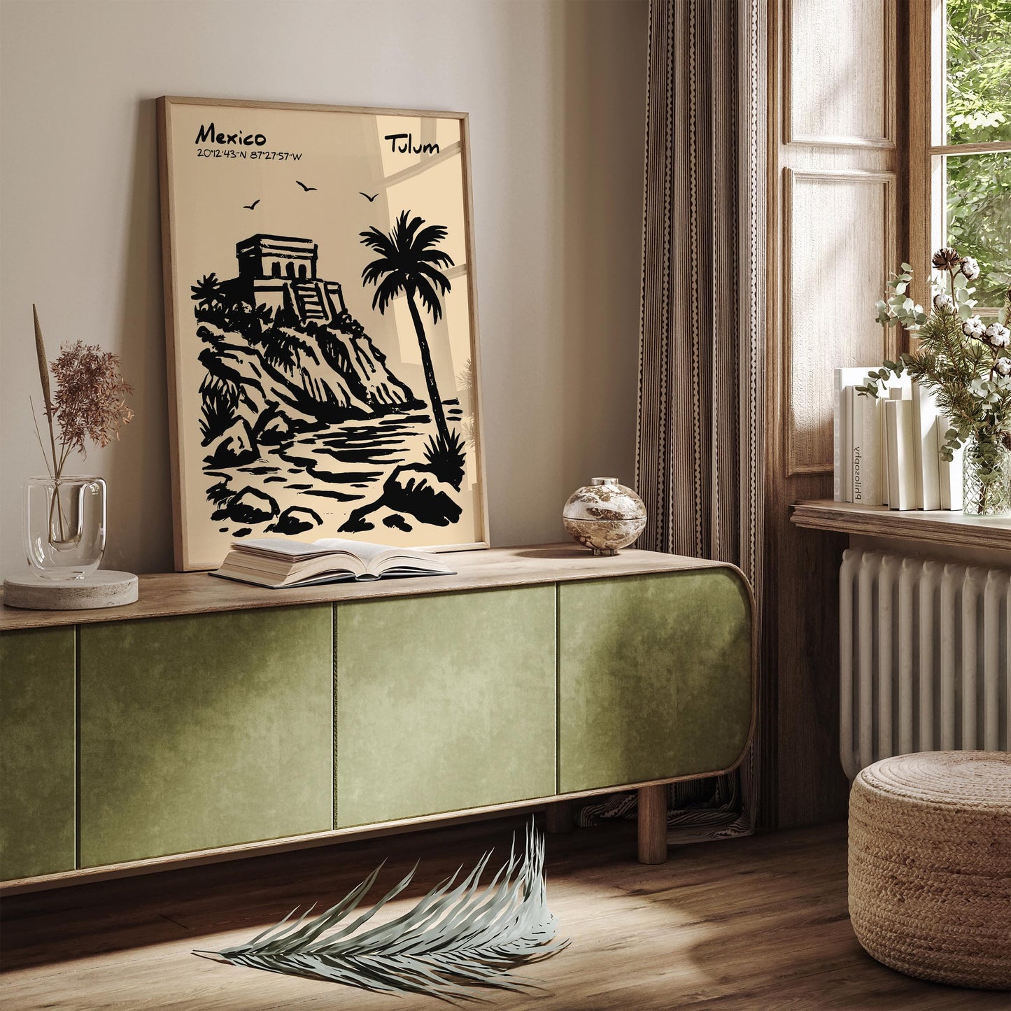 Tulum Mexico Poster - Beach Travel Wall Art