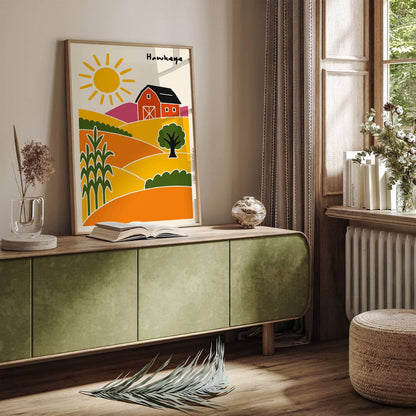 Iowa Hawkeye Travel Poster