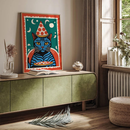 Whimsical Feline Wall Art