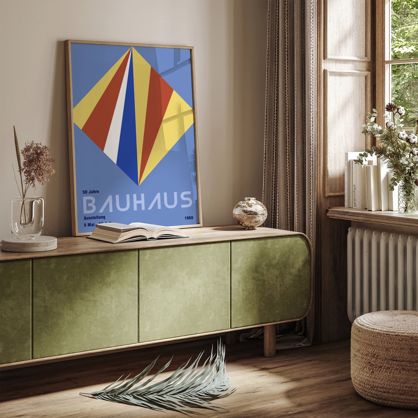 Bauhaus Ausstellung Vintage Art Print