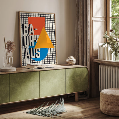 Bauhaus Collage Art Poster