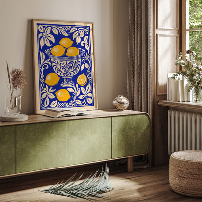 Lemons Kitchen Wall Decor Poster