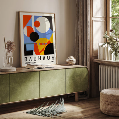 Bauhaus 1921 - Retro Art Exhibition Poster