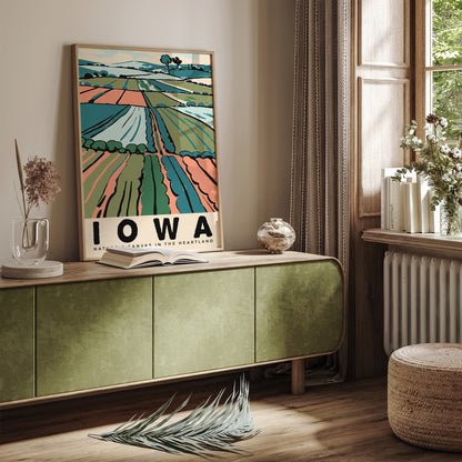 Iowa Landscape Art Print 2024