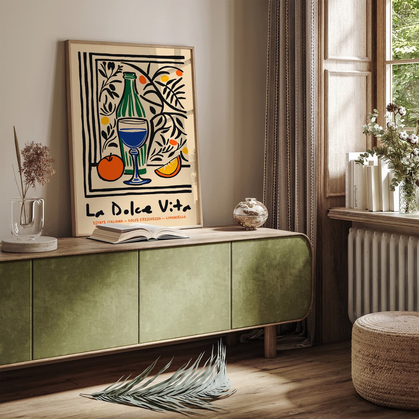 La Dolce Vita Limoncello Poster – Italian Kitchen Wall Art Print