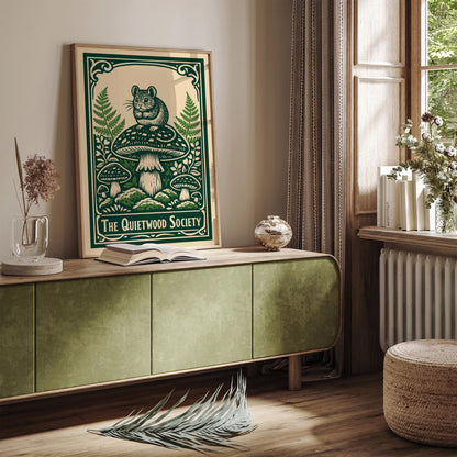 Quietwood Society Wild Nature Art Poster