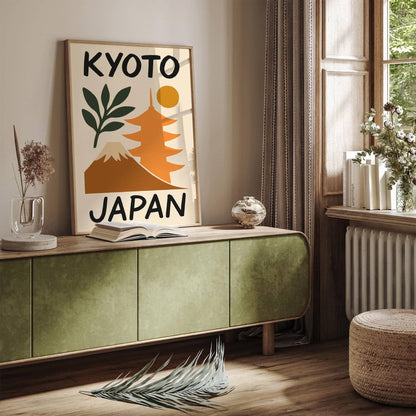 Kyoto Japan Modern Poster
