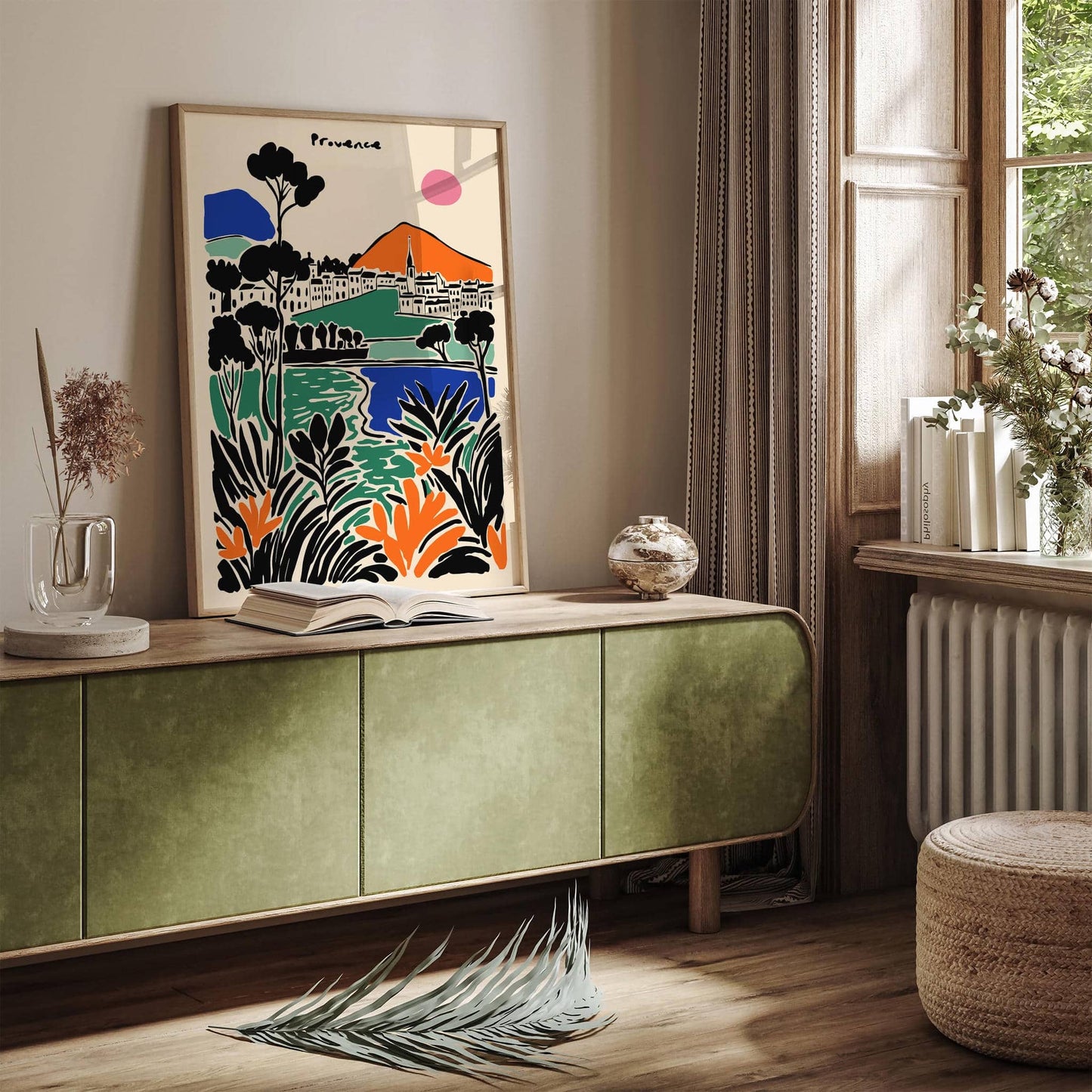 France Provence Colorful Landscape Poster