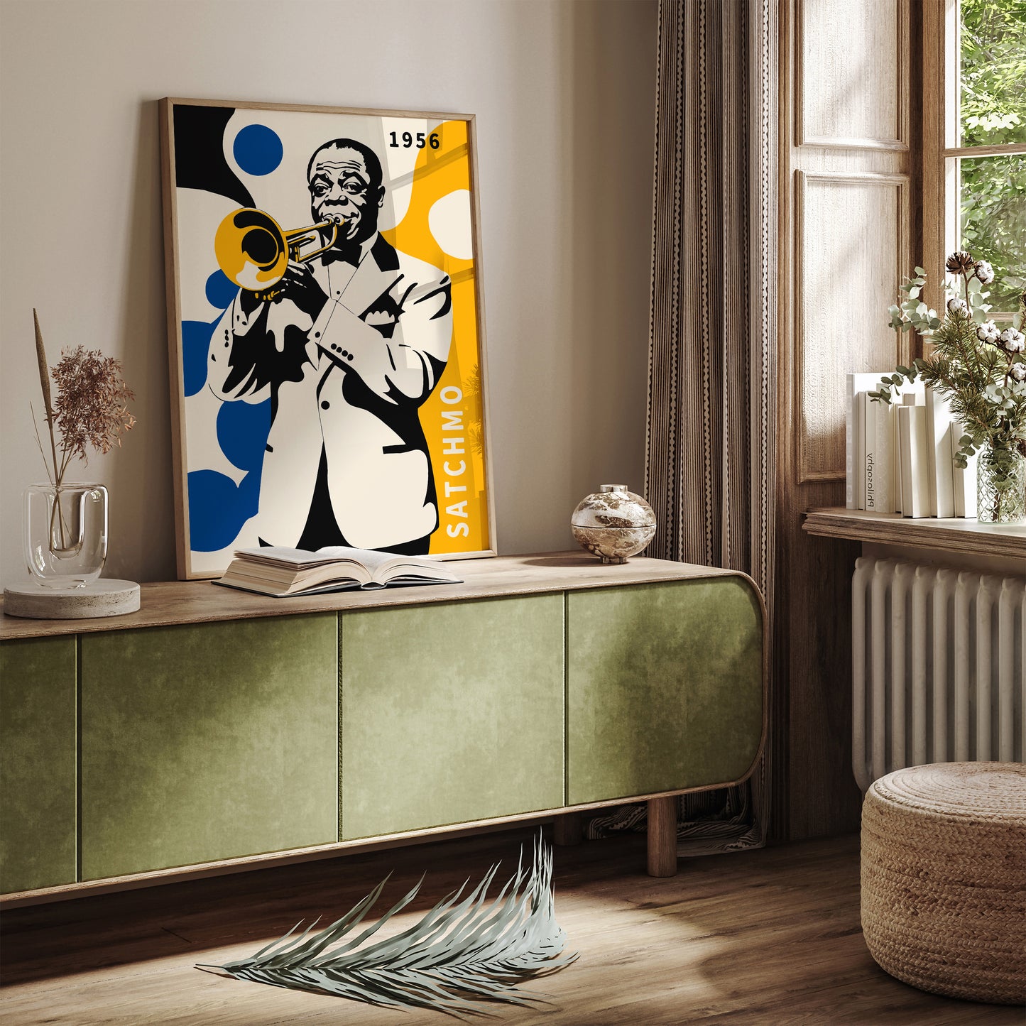 Satchmo, Armstrong Jazz Music Wall Art