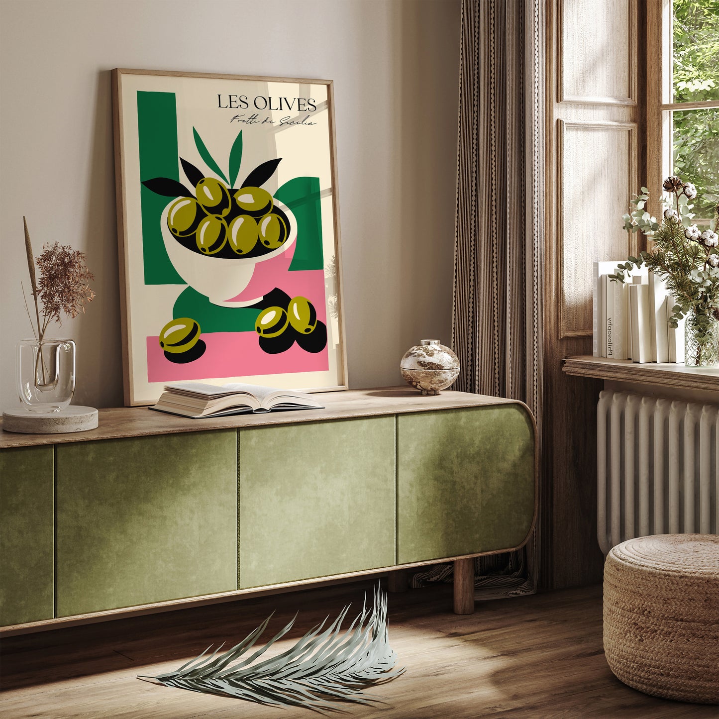 Les Olives Frutti di Sicilia Art Print