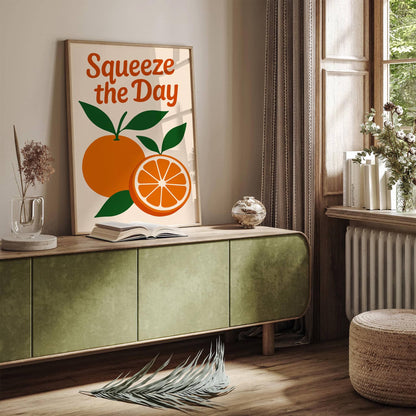 Squeeze the Day Poster - Oranges Art Print
