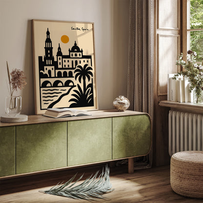 Seville Spain Modern Architecture Poster