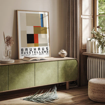 Modern Bauhaus Aesthetic Design Art Print