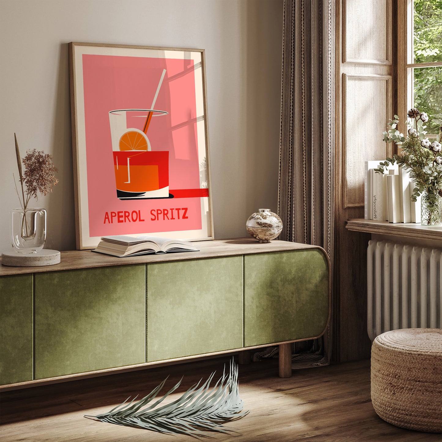 Aperol Spritz Pink Poster