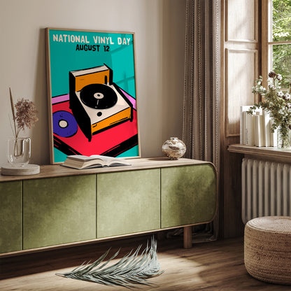 National Vinyl Day Art Poster