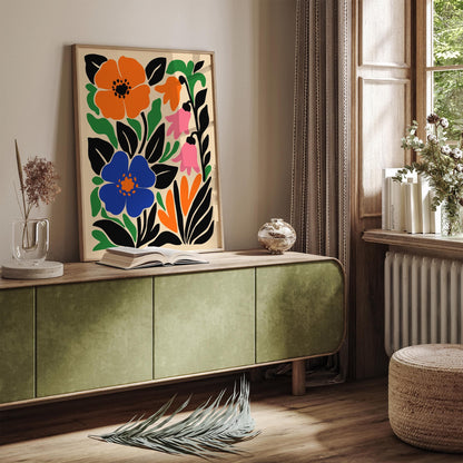 Bold Floral Art Print Poster