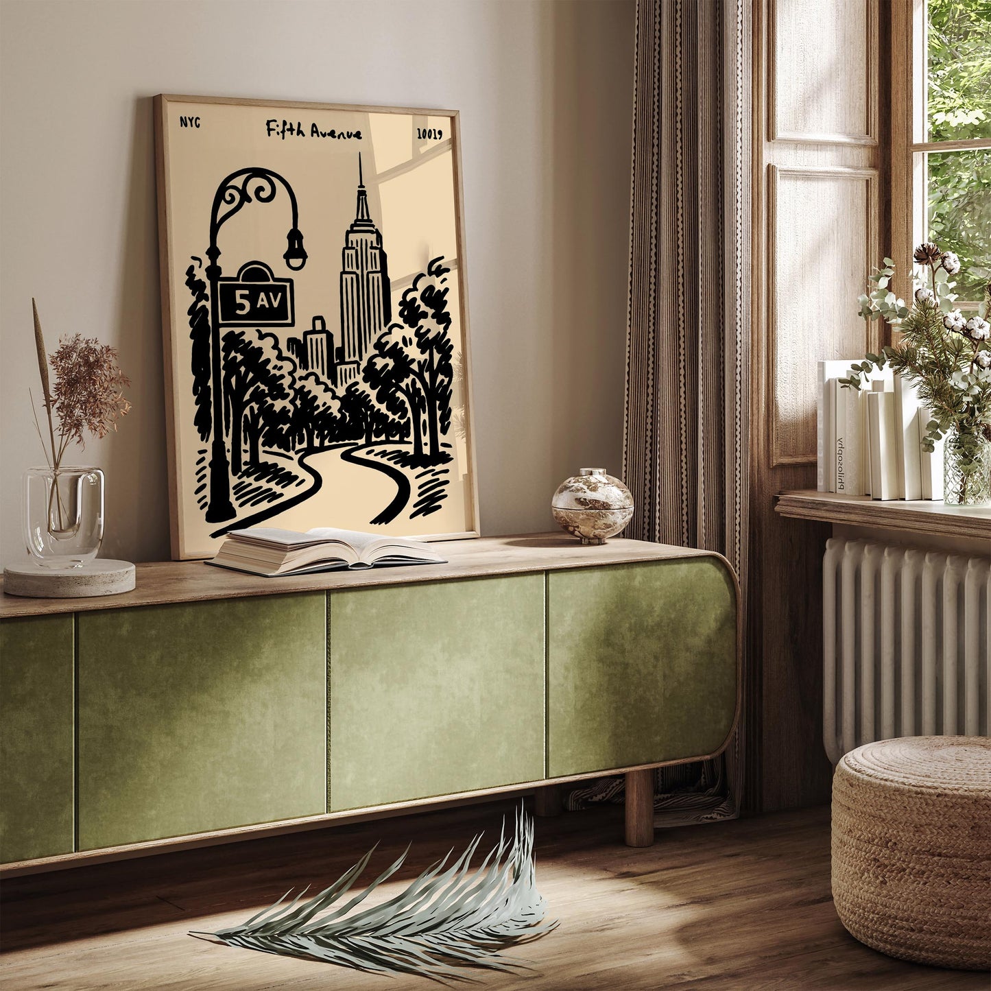 Fifth Avenue NYC Cityscape Poster