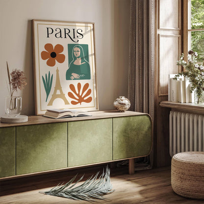 Paris Aesthetic Modern Travel Poster