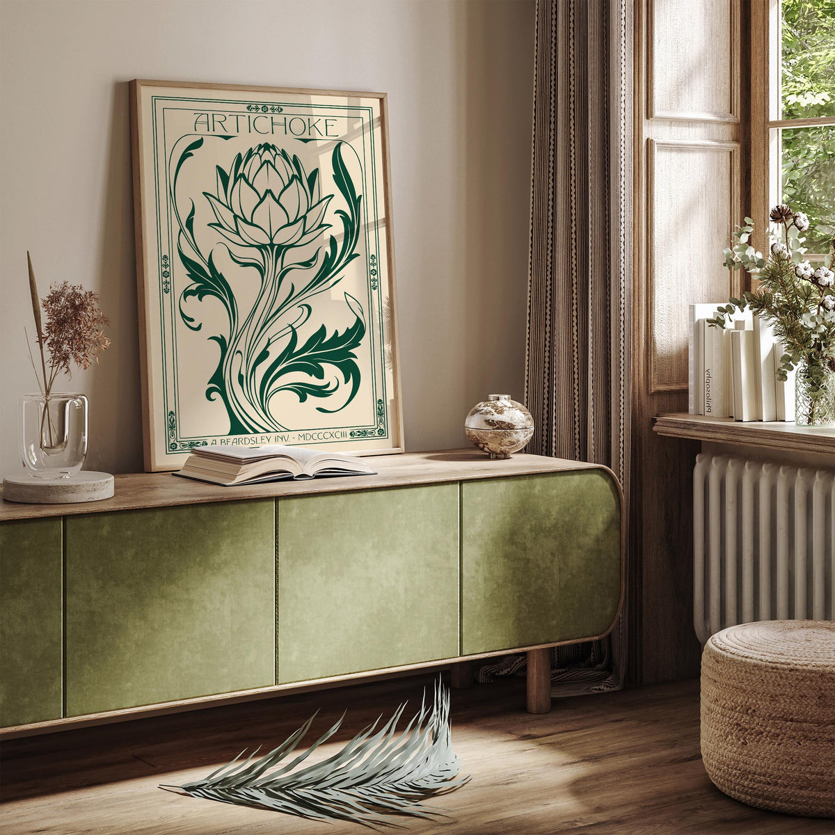 Vintage Artichoke Kitchen Poster