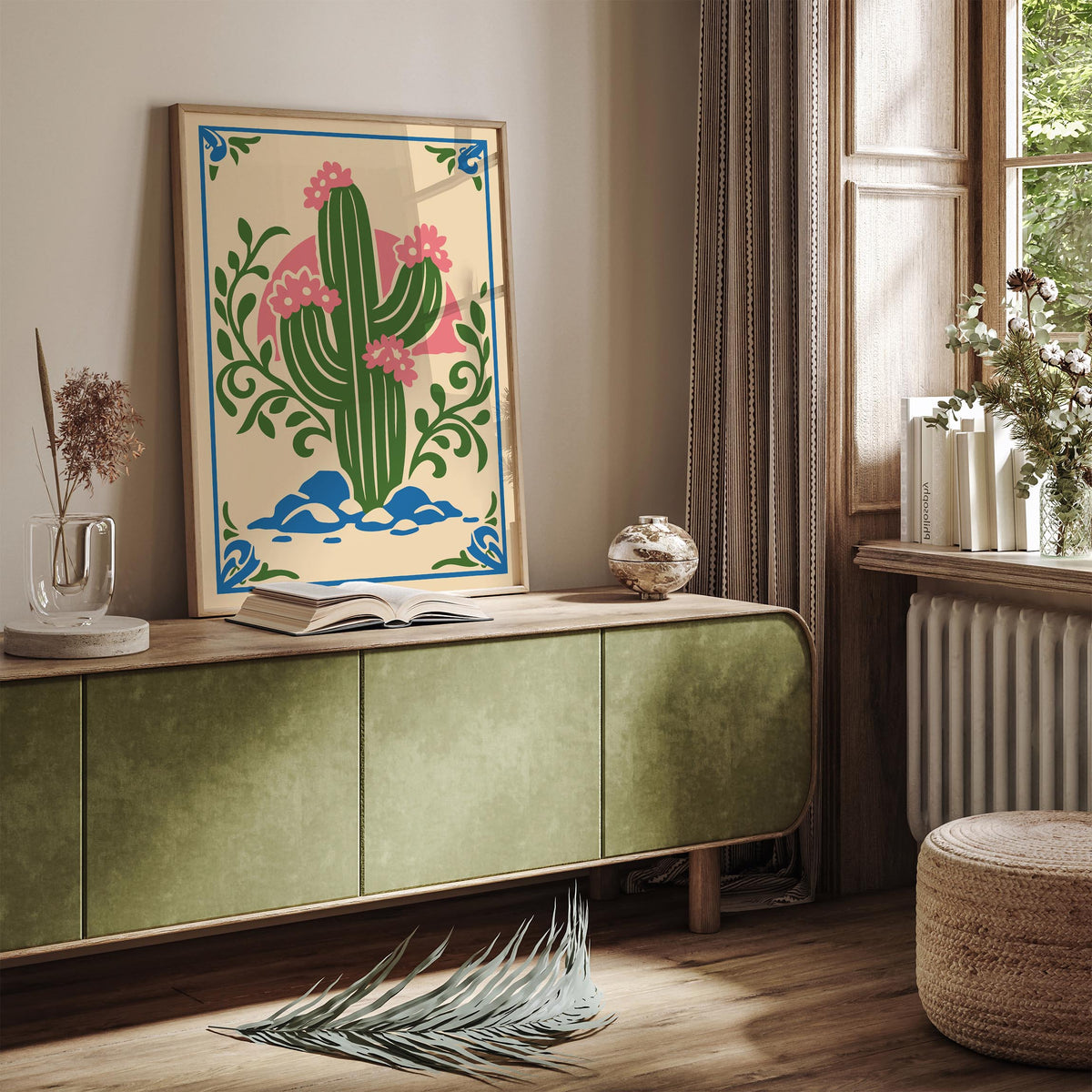 Saguaro Cactus Art Poster