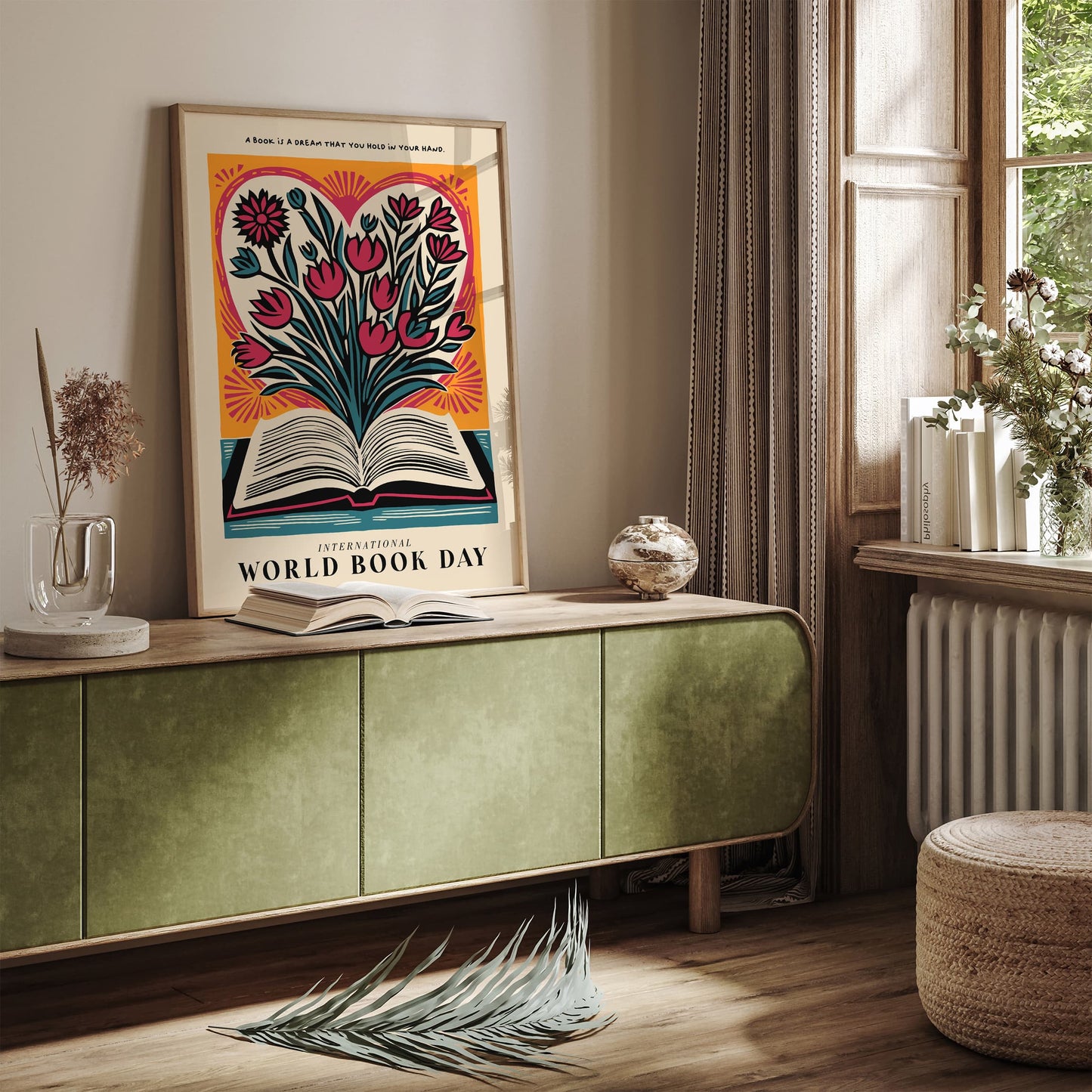 World Book Day Vintage Art Print