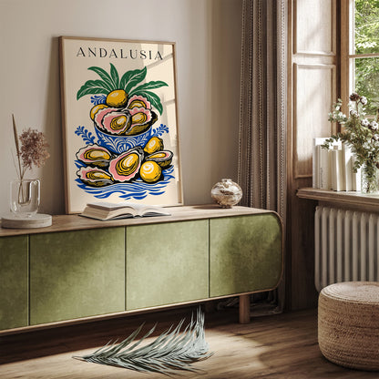 Andalusia Spain Oysters Poster