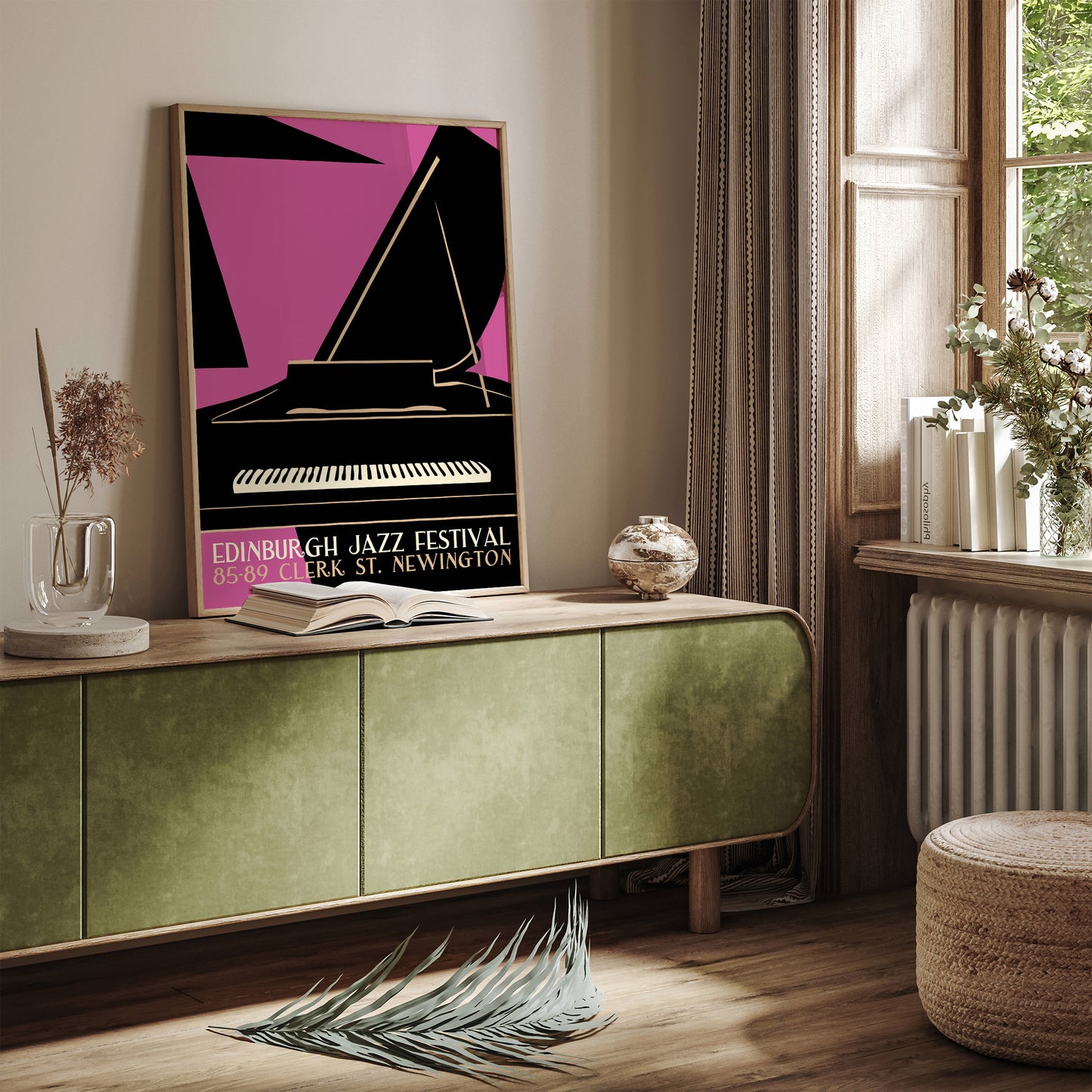 Edinburgh Jazz Music Festival Art Print