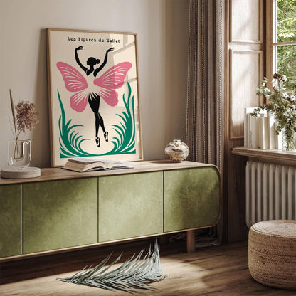 Les Figures de Ballet Nursery Room Poster