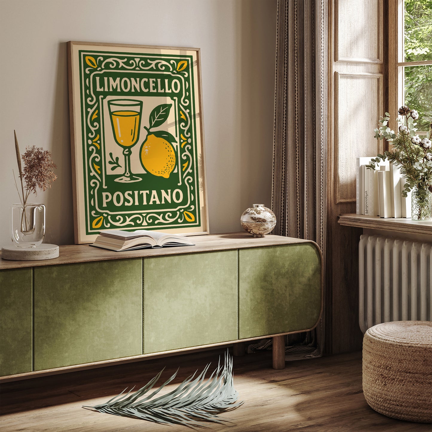 Limoncello Positano Poster – Italian Travel Wall Art