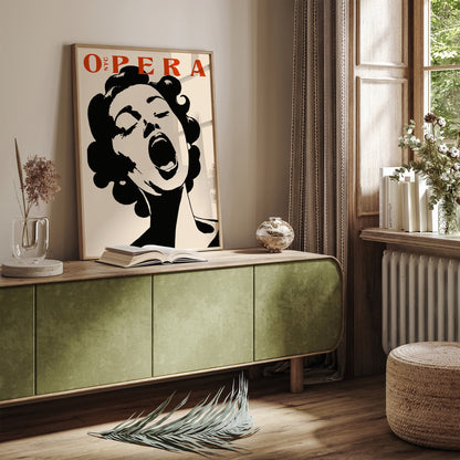 New York City Opera Music Art Print 2024