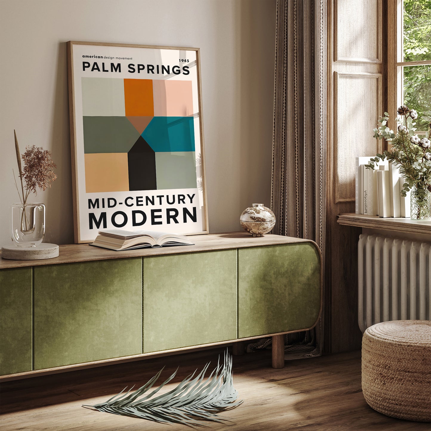 Palm Springs Mid Century Modern Poster