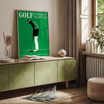 Minimal Golf Wall Art Poster