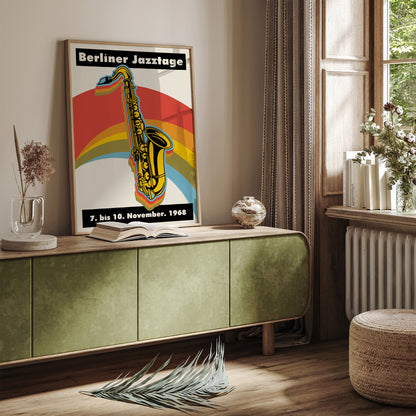 Vintage Berlin Jazz Poster