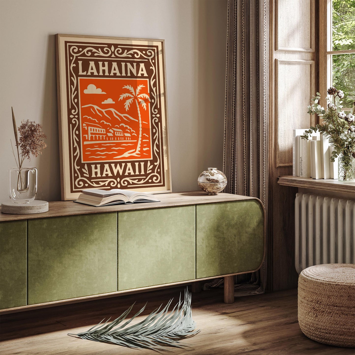 Lahaina Hawaii Travel Poster