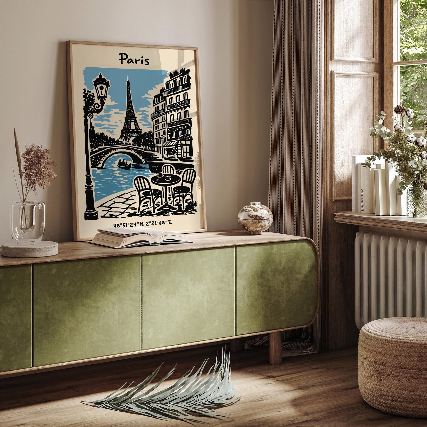 Paris Eiffel Tower Poster – Cityscape Wall Art
