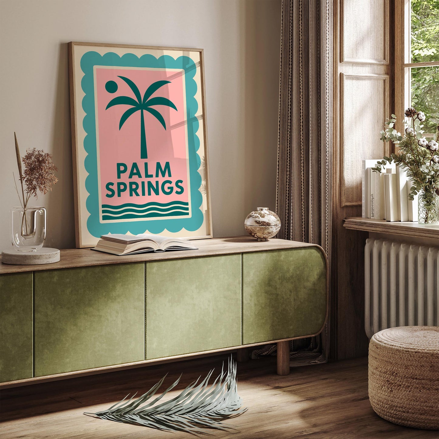 Palm Springs Poster - Retro California Desert Print