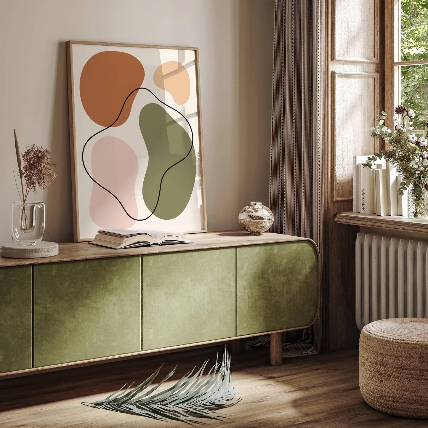 Trendy 2025 Abstract Modern Wall Art Print