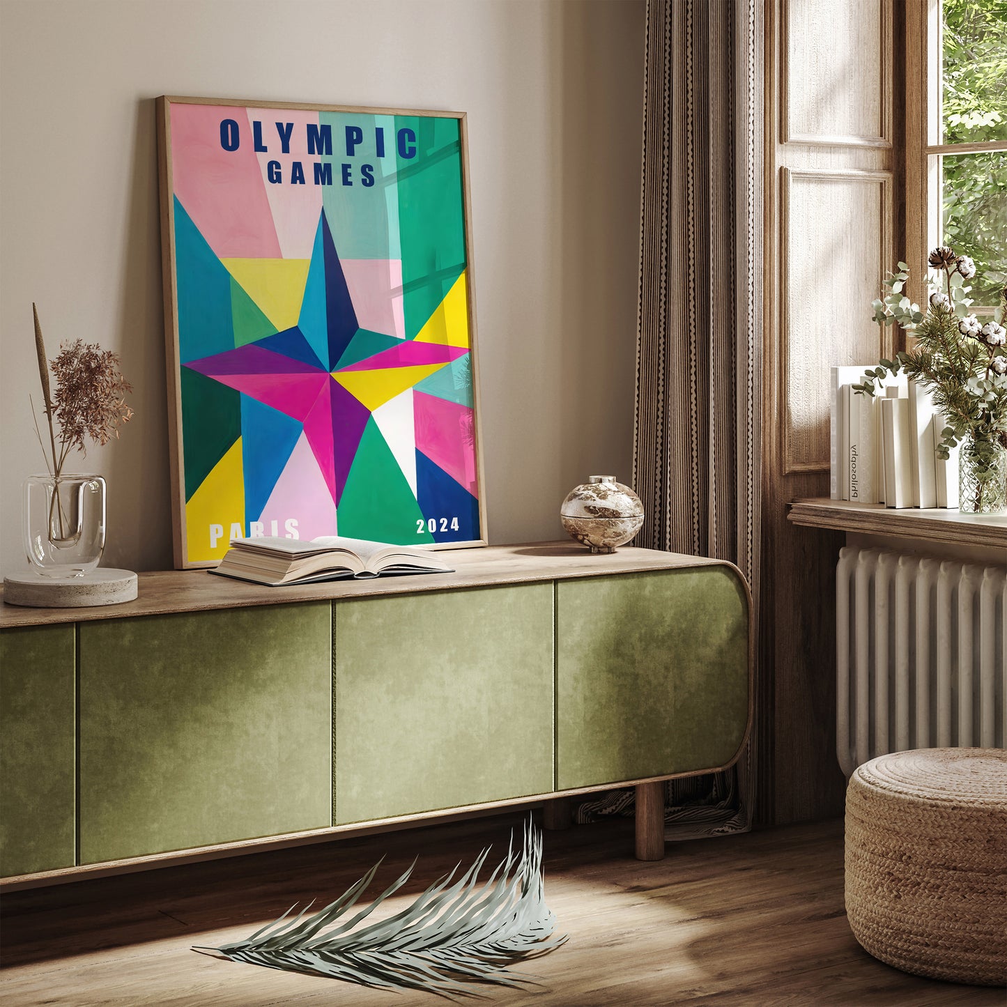 Vibrant Olympic Games in Paris 2024 Art Print