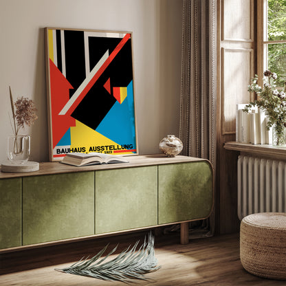 Retro Geometric Bauhaus Poster