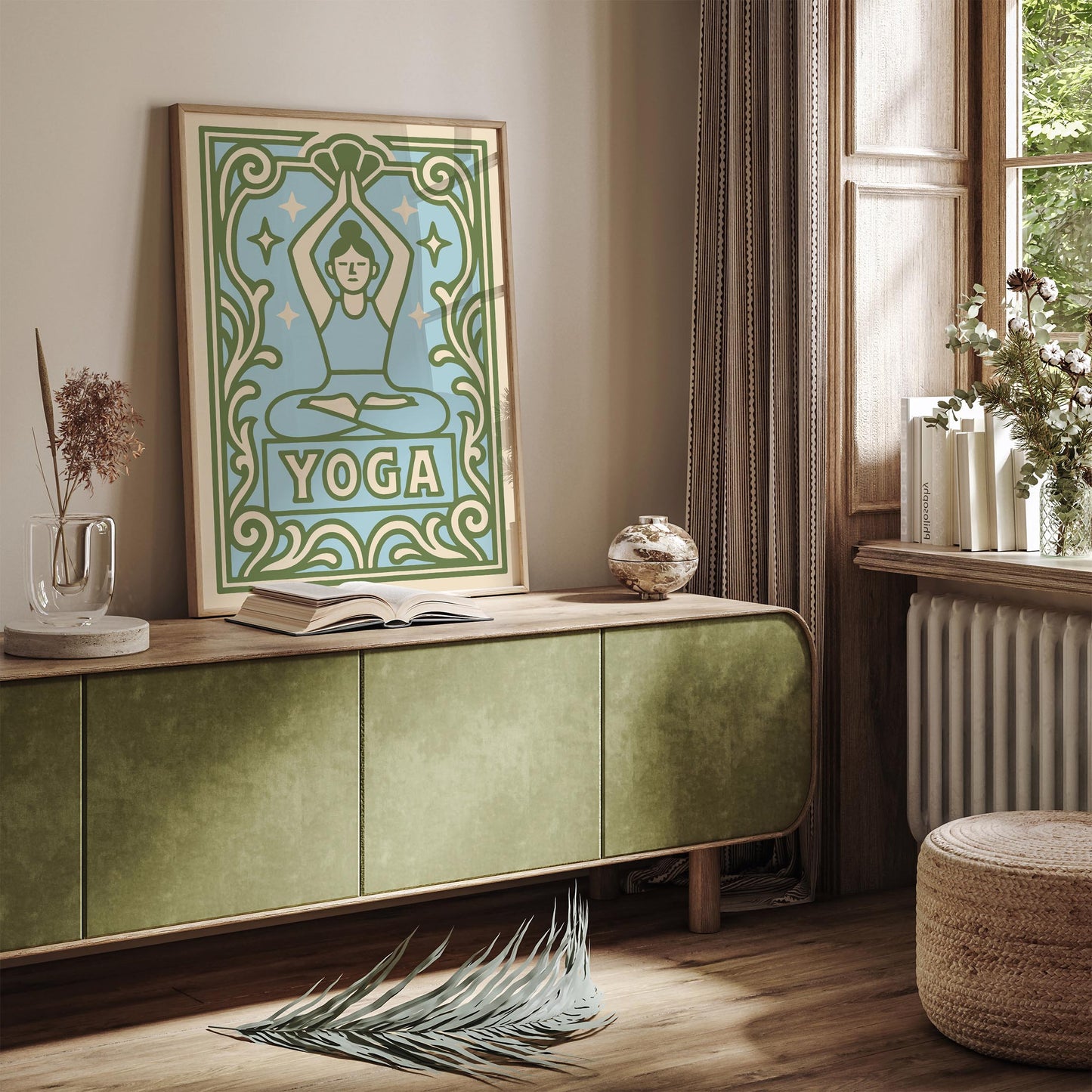 Yoga Poster – Funhouse Style Wellness Wall Art