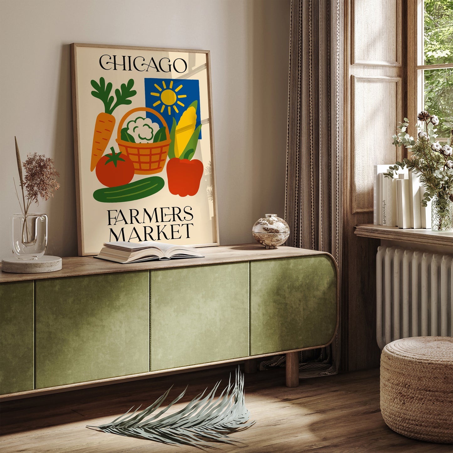 Chicago Farmers Market Poster